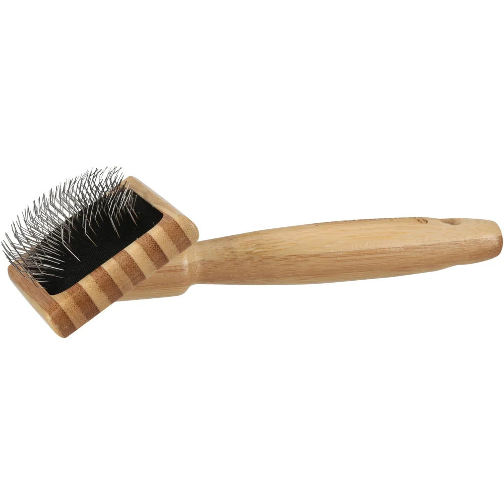 Pet Champion Naturally Aged Bamboo Slicker Brush